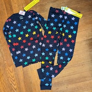 NWT Navy blue rainbow stars Primary PJs 8 / 9